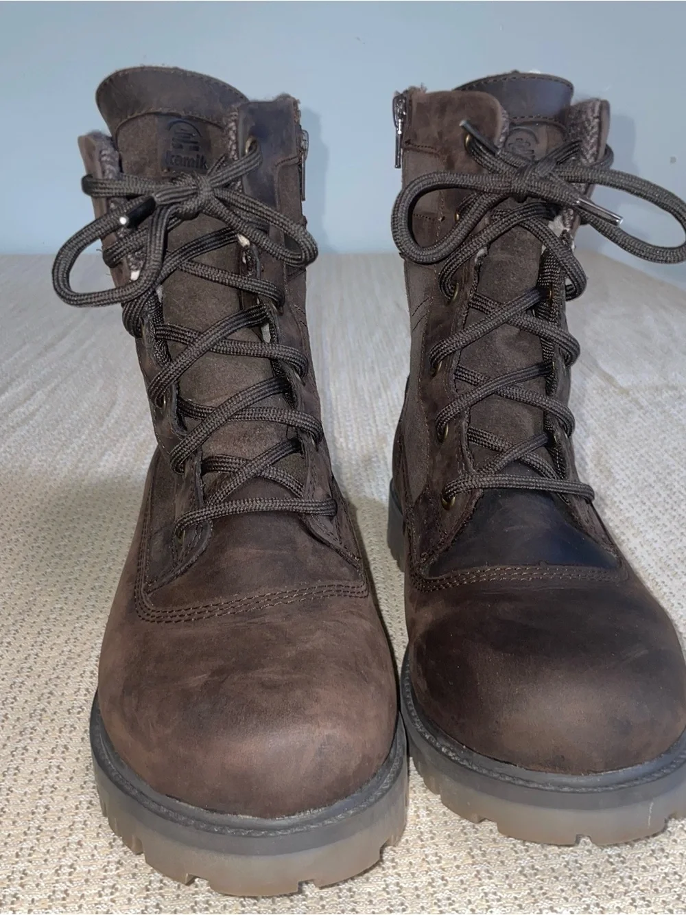 Kamik Women's Dark Brown Rogue Mid Waterproof Winter Boot Size 7.5